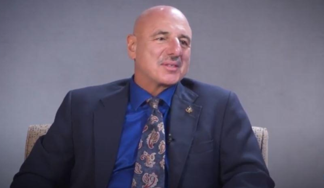 Professor DiVivo appearing on "Conversations with a Geographer." 