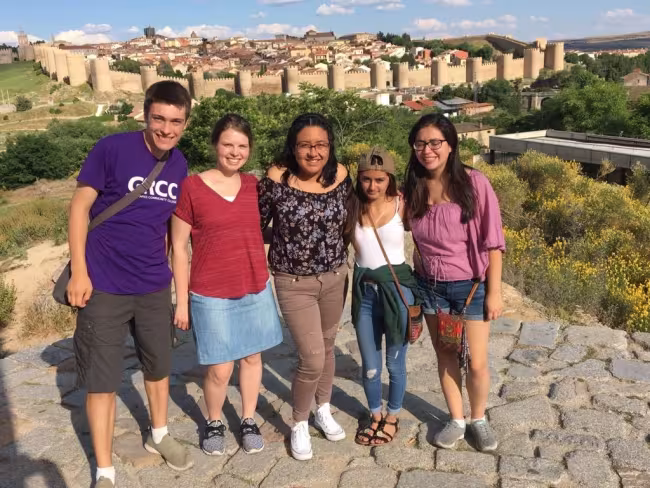 GRCC Students in Spain in 2019.