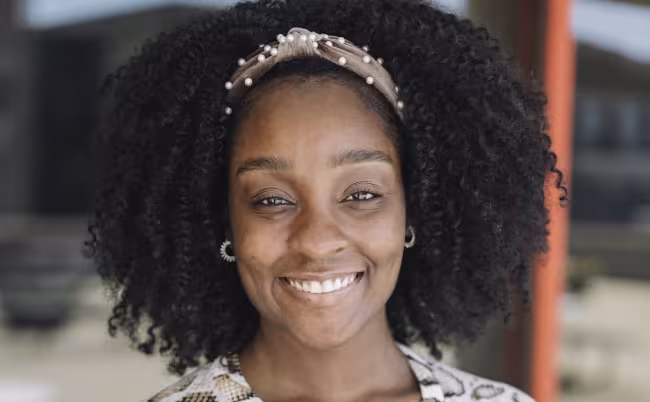 Portrait if Taijah Claybrook.