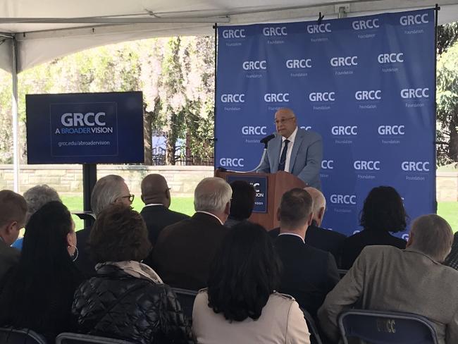 Dr. Jim Buzzitta announces the launch of the campaign.