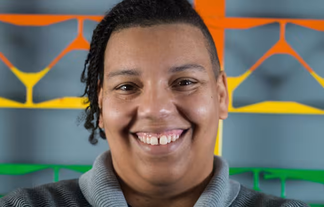 Portrait of Jazz McKinney. 