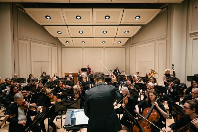 The Kent Philharmonic Orchestra plays at St. Cecilia Music Center.