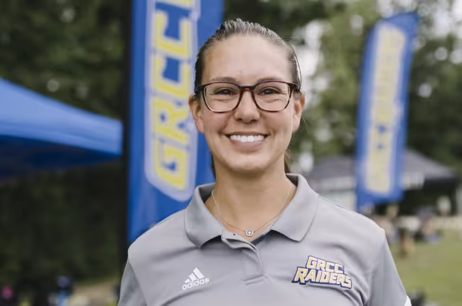 Stephanie Thomas before a recent meet.