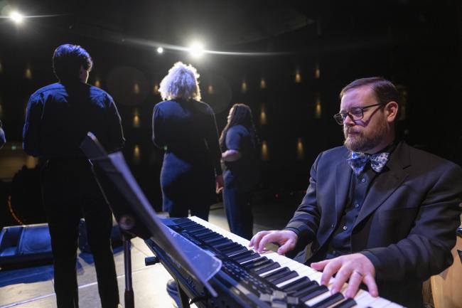 Music students performing at Musical Moods.