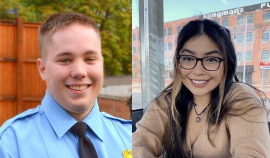 Portraits of Promise Zone students Ben Gillion and Iliana Argueta. 
