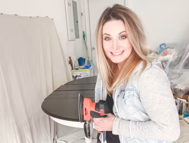 Ashley Vanbennekom working on a project. 