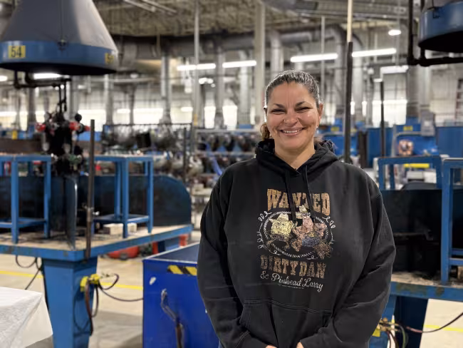 Welding instructor Trish Harder