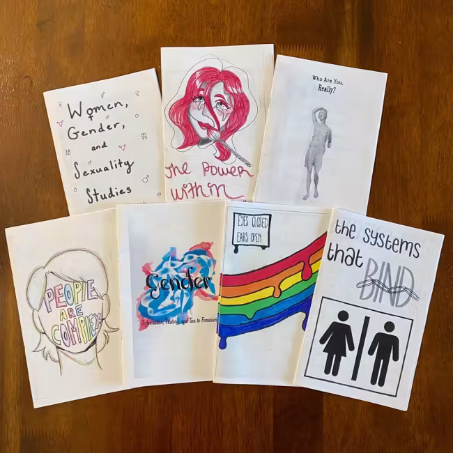Gender studies zines