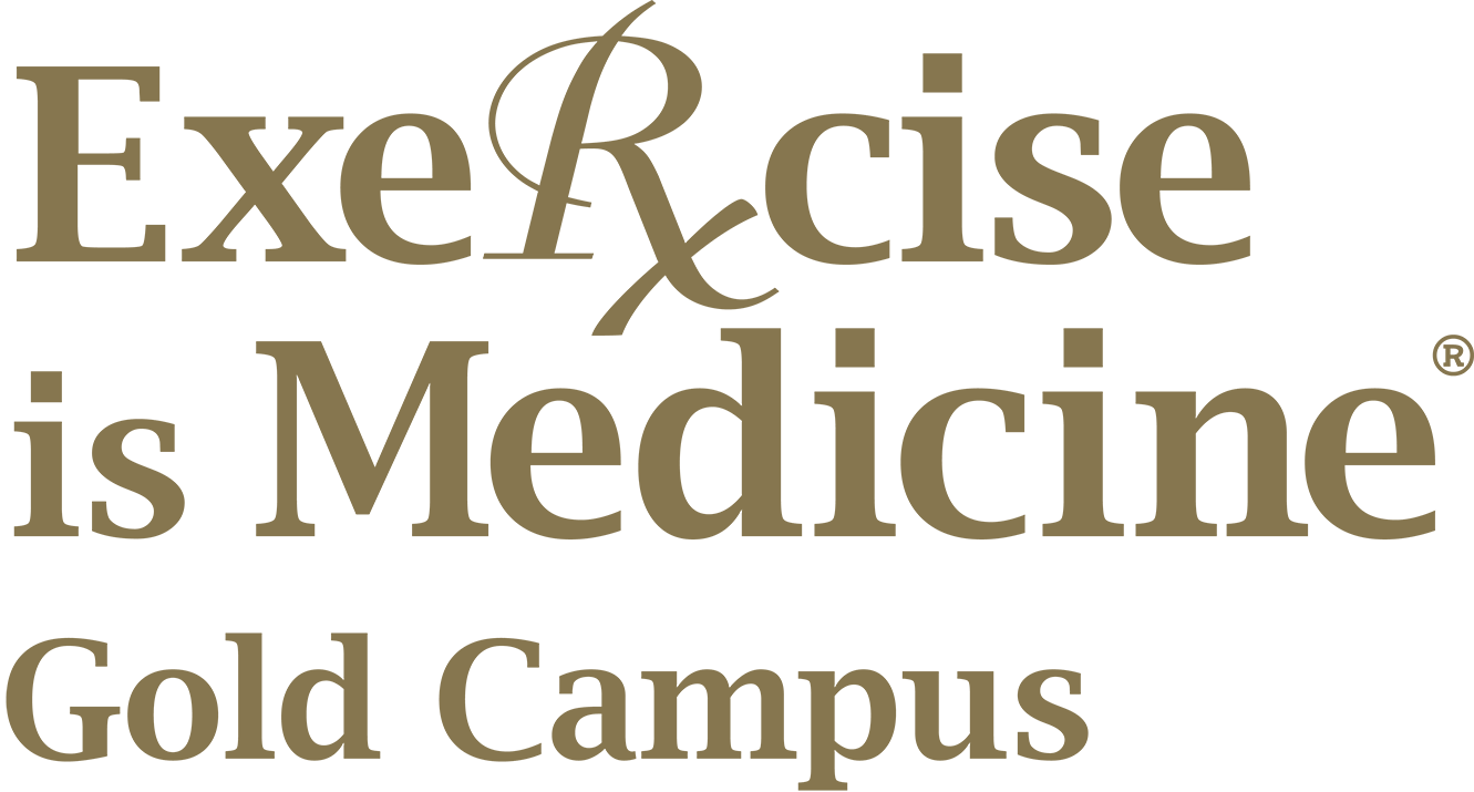 Exercise is medicine gold campus logo