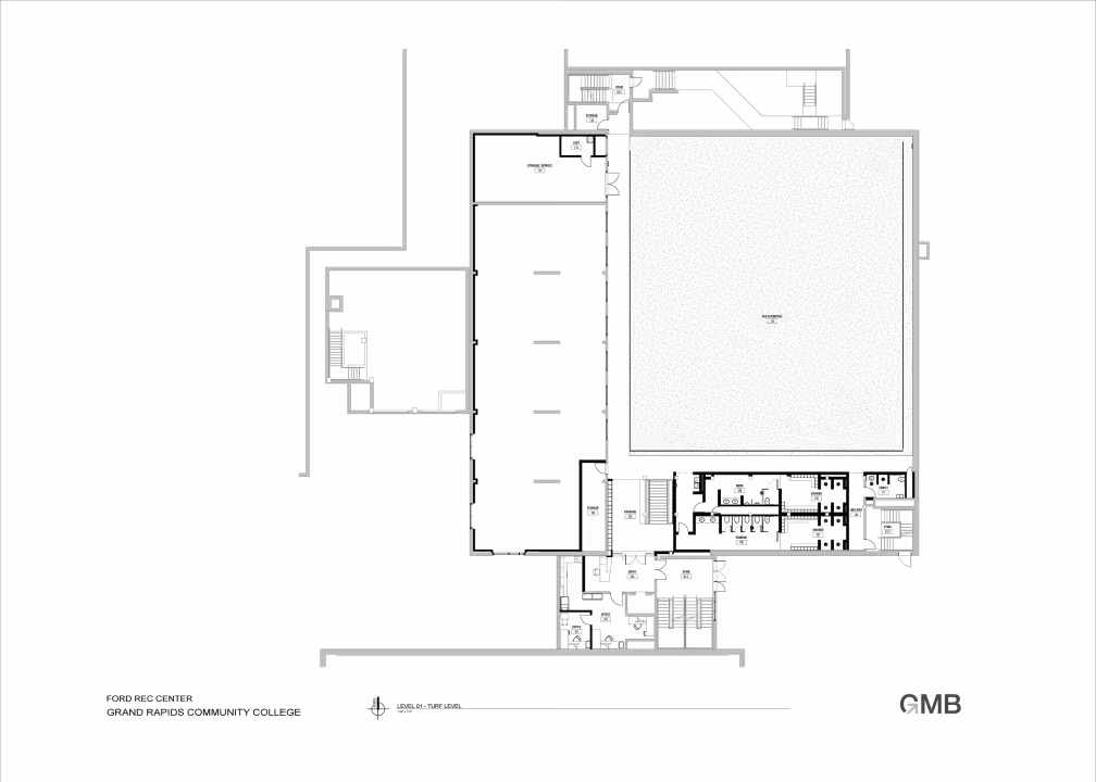Ford rec center first floor