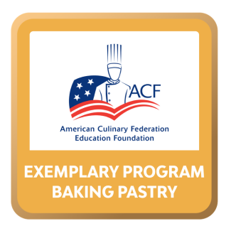 American Culinary Federation Education Foundation Exemplary program baking pastry badge