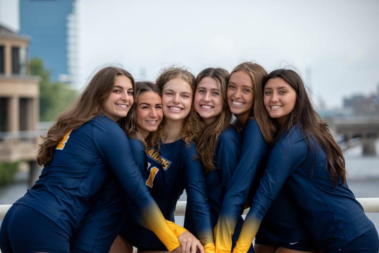 GRCC women's volleyball team members