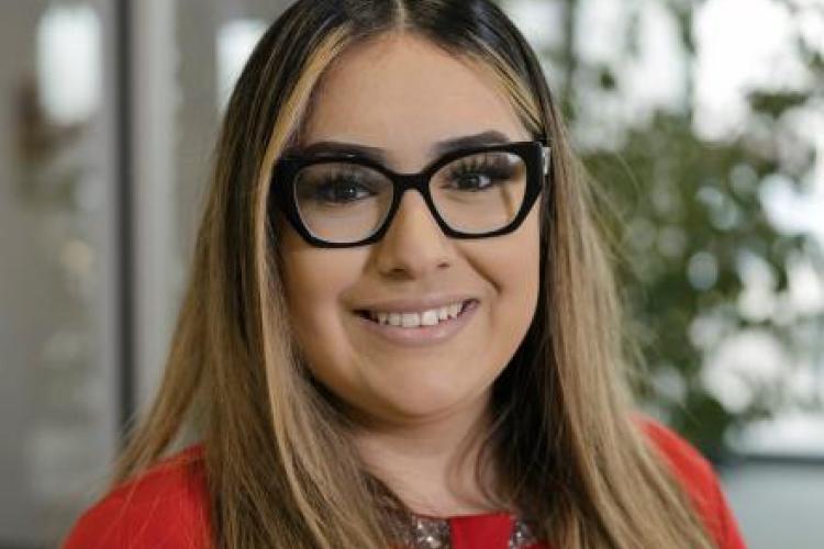 A profile photo of Jackie Araiza, operations manager for GRCC's Lakeshore Campus in Holland, Michigan.