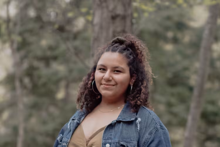 GRCC Nursing student Monika Martinez poses outdoors. 
