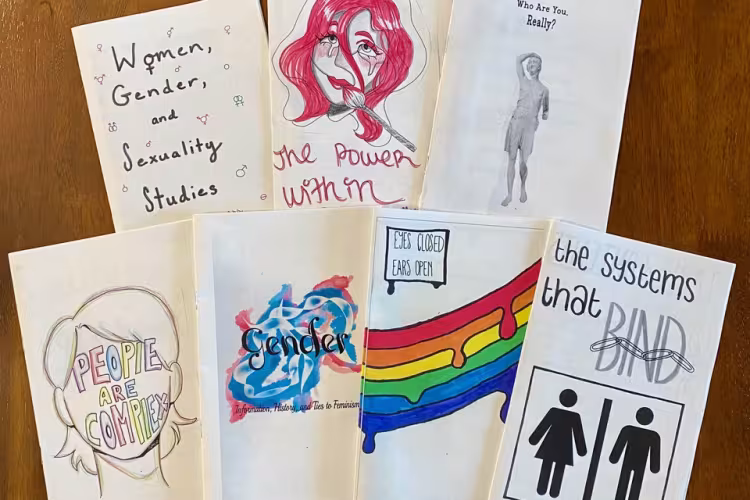 Gender studies zines