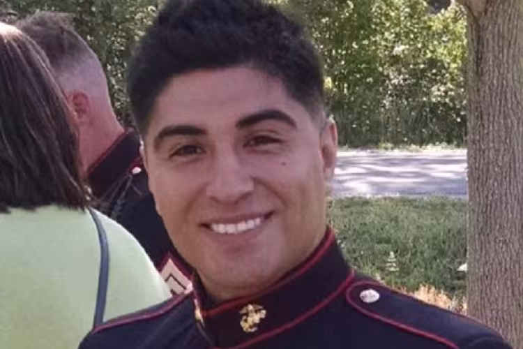 Jake Cabrera in marine formal attire
