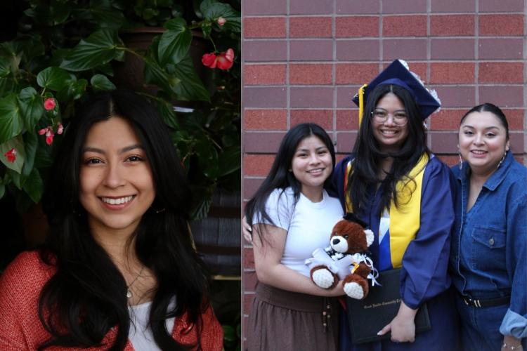 Four TRIO STEM students, Daniela Alcantar-Nava, Gabriela Martinez-Rivera, Raven Roman and Dulce Reyes-Loredo