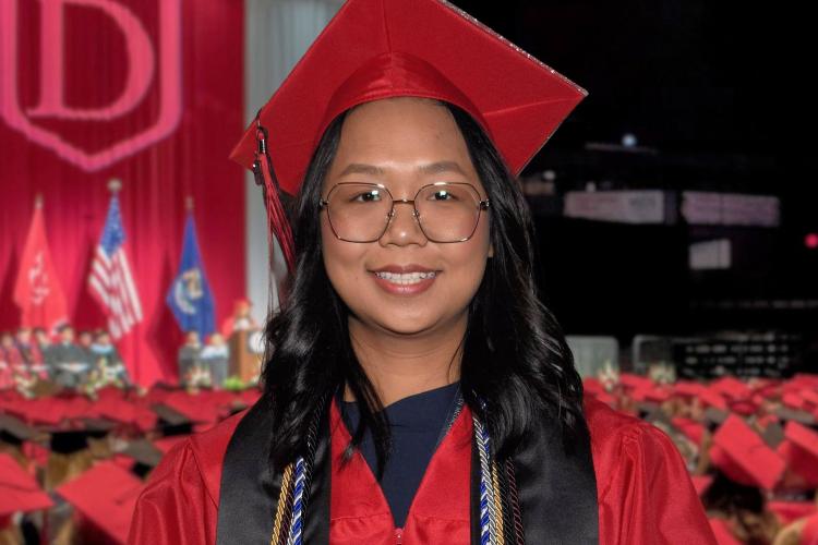 Sa San at graduation