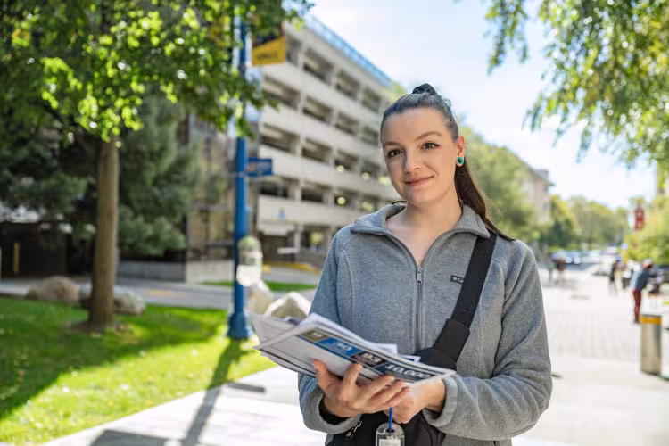 A student considers a career in criminal justice.