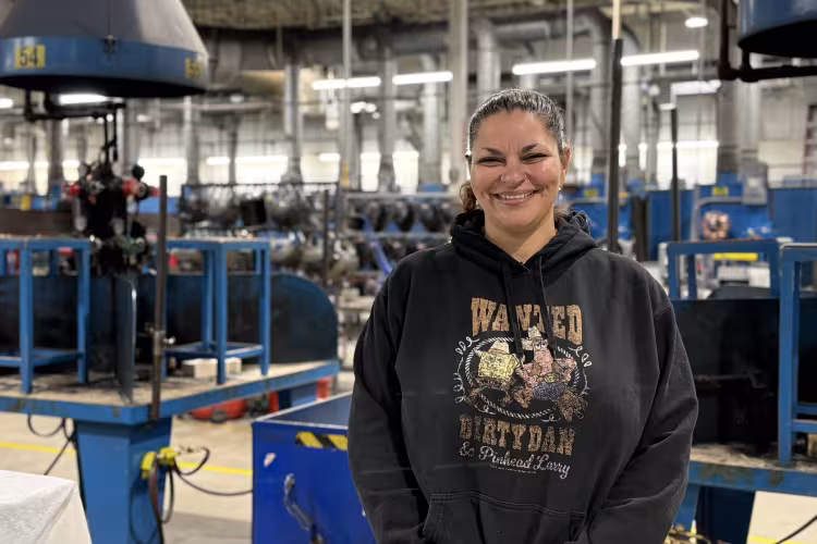 Welding instructor Trish Harder