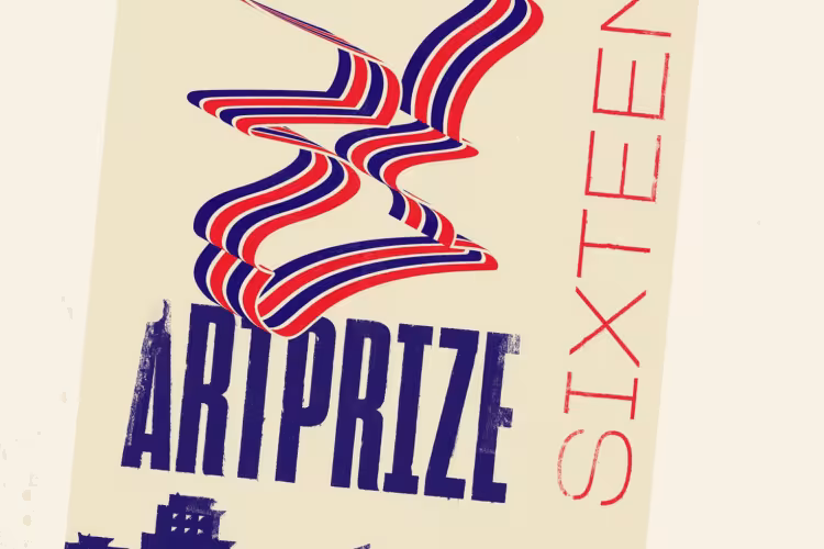 "ArtPrize -Sixteen" graphics with Grand Rapids skyline.