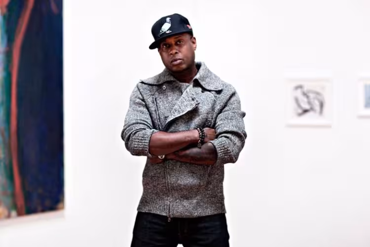 Portrait of Talib Kweli. 