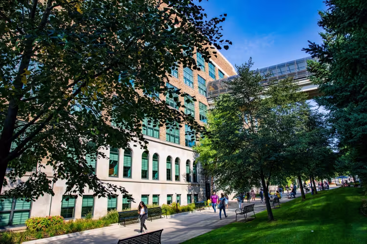 Outside of RJF Hall