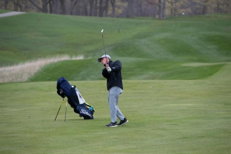 GRCC golfer in action.