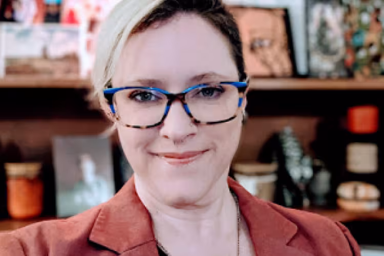 Portrait of Angela Shaffer.