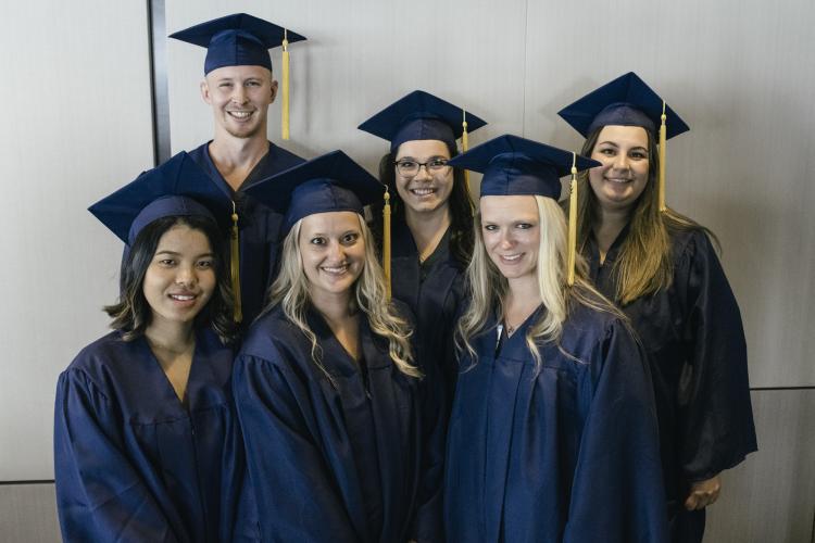 The first cohort of graduates in the new apprenticeships.