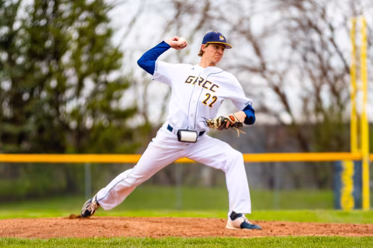 Caleb Engelsma in action.