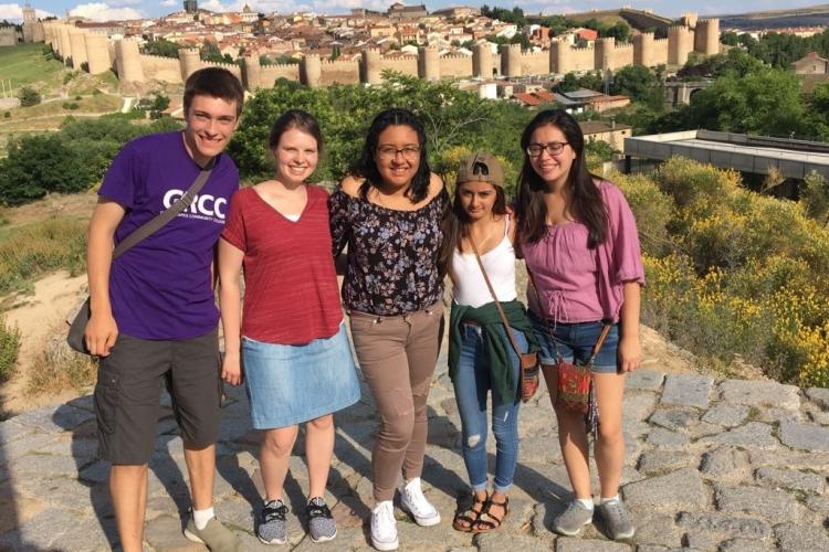 GRCC Students in Spain in 2019.
