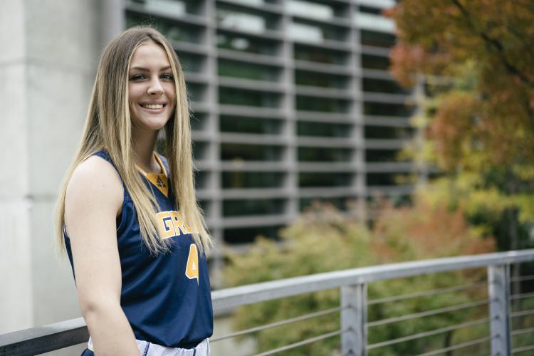 Portrait of Grace Lodes.