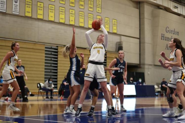 Grace Lodes ready to shoot.