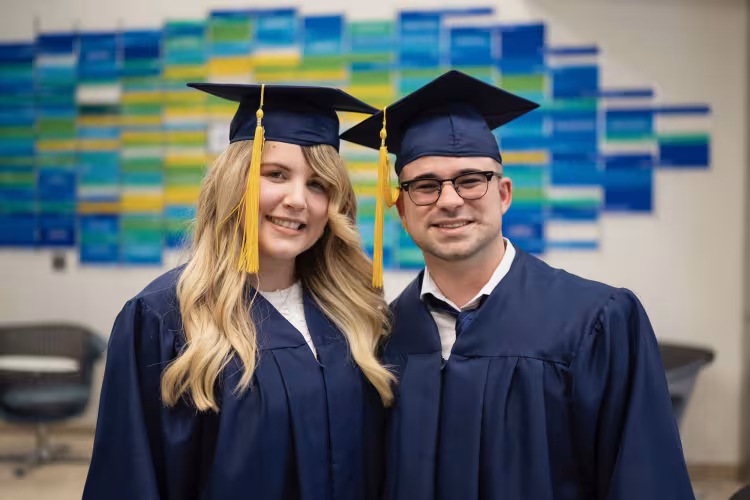 Loyda Cruz and Hector Ortega at Job Training graduation.