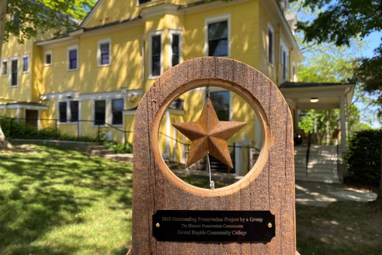 The Historic Preservation Award and Custer Alumni House. 