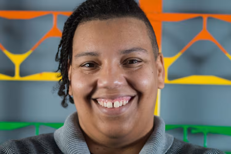 Portrait of Jazz McKinney. 