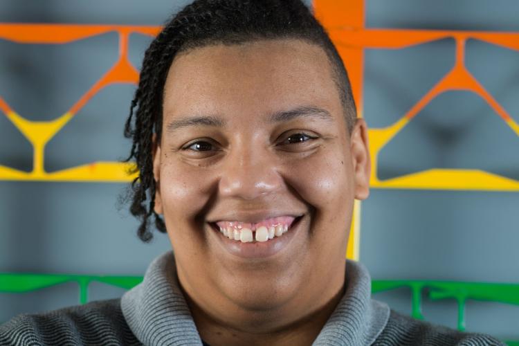 Portrait of Jazz McKinney. 