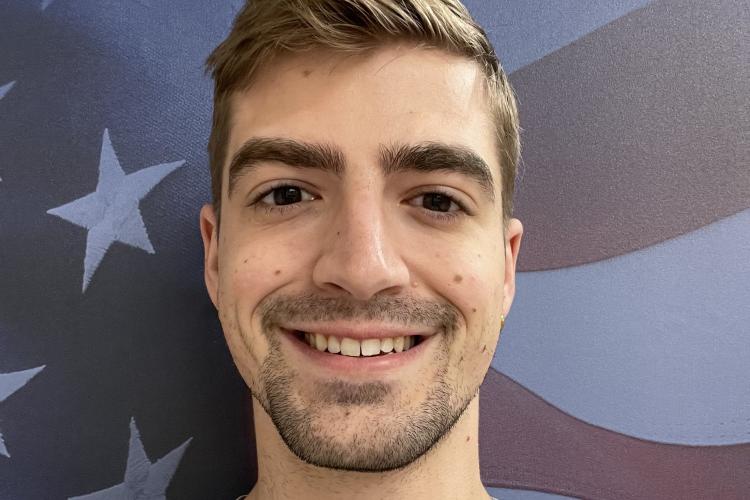 CJ Norton at the GRCC Veterans Center.