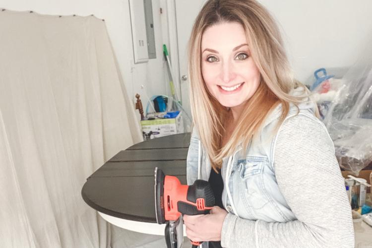 Ashley Vanbennekom working on a project. 