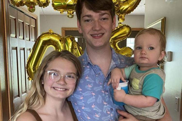 Nash Diekevers and family.