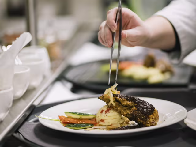 culinary meal being prepared