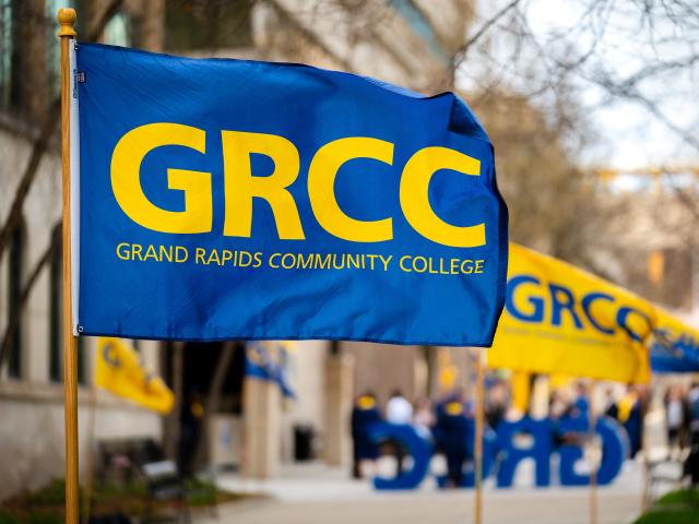 GRCC flag at commencement