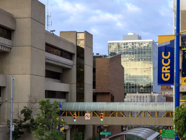 GRCC lamp post banners