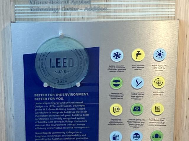 ATC LEED sign