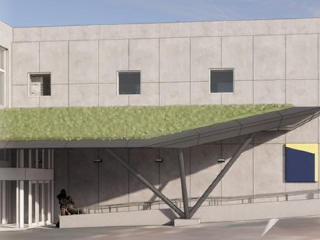 Ford Rec Center Canopy Construction 